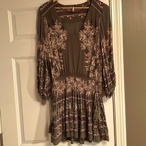 FREE PEOPLE BEAUTIFUL FLOWY MINI DRESS